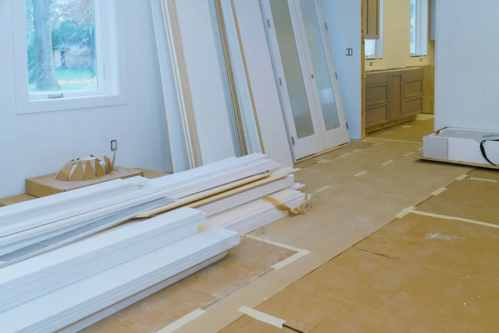 Interior construction of housing Construction building industry new home construction interior